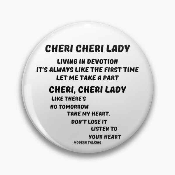 Item preview, Cheri Cheri Lady song sticker designed and sold by Marri0k.