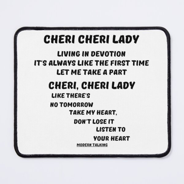 Item preview, Cheri Cheri Lady song sticker designed and sold by Marri0k.