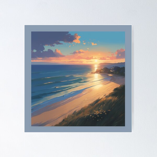 Item preview, Beach's Farewell to the Sun designed and sold by designsbyflo.