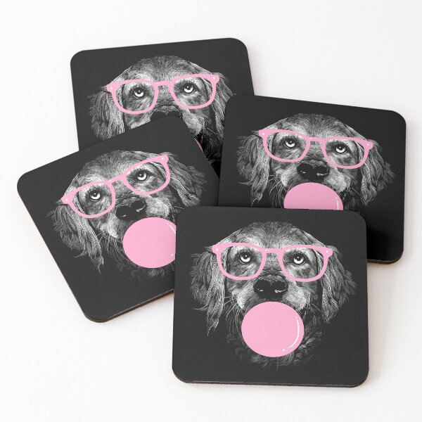 Item preview, Cute Golden Retriever Tee Wears Glasses And Eats Gum women men girl kids  designed and sold by solimangomaa.