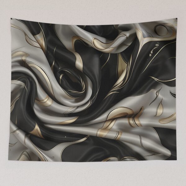Item preview, stunning silk fabric digital art print designed and sold by dcrc.