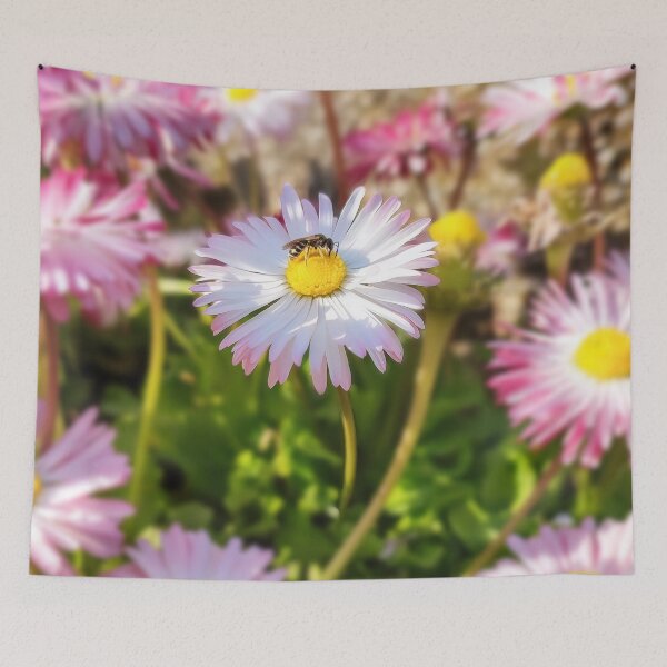 Item preview, Bee collecting pollen from a flower. designed and sold by Anvc-Art.