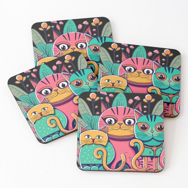 Item preview, Three Cute Cats designed and sold by Ketique.