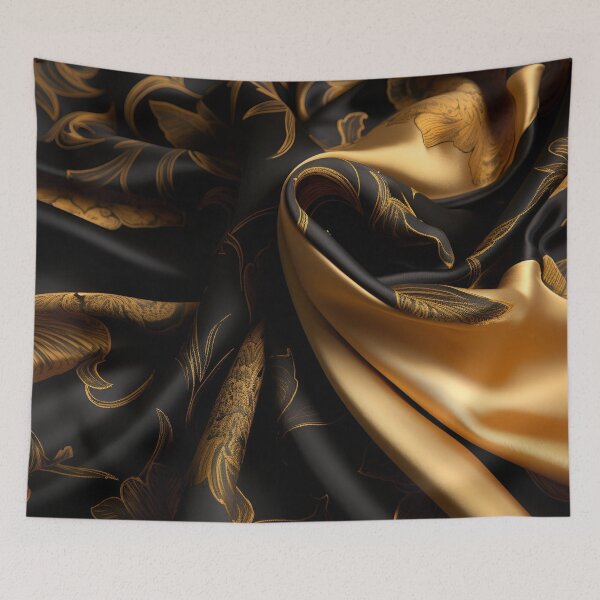 Item preview, stunning silk fabric digital art print designed and sold by dcrc.