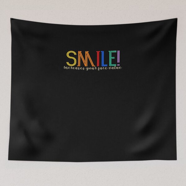 Item preview, Just smile, it increases your face value, life hack designed and sold by NOURLANDART.