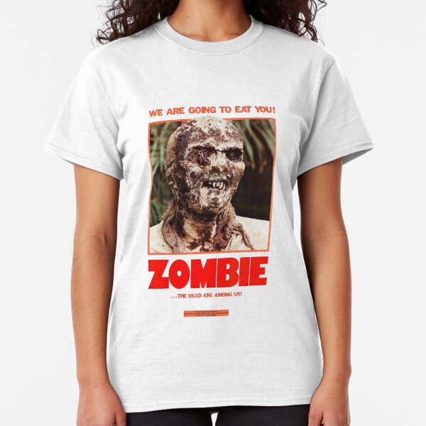 Zombie Bait Damen T-Shirt Zombie Horror Walking Dead Daryl Dixon Rick Grimes