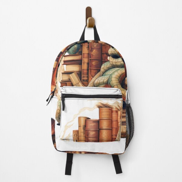 Item preview, Librarian Snake coiled around a shelf of books designed and sold by yourfavdraw.