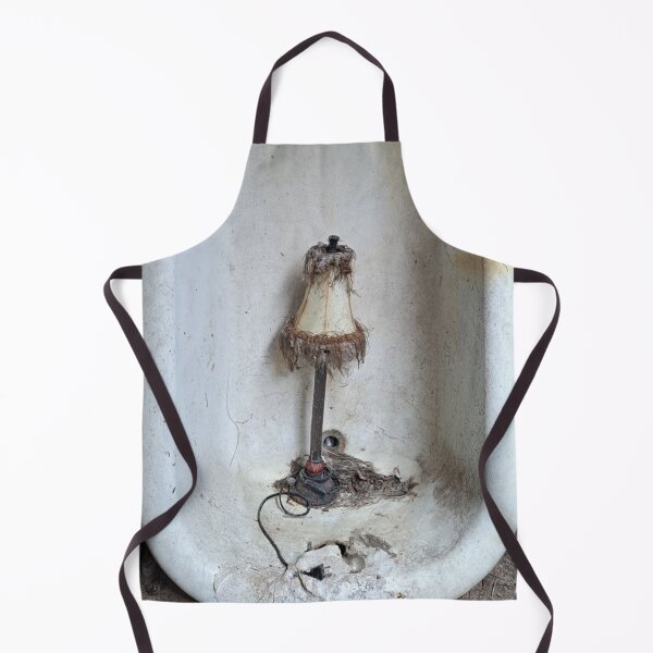 Item preview, "Aged Light Altar" A close-up of a frayed, primitive lamp in a deteriorated tub. designed and sold by WhiteWolfe0127.