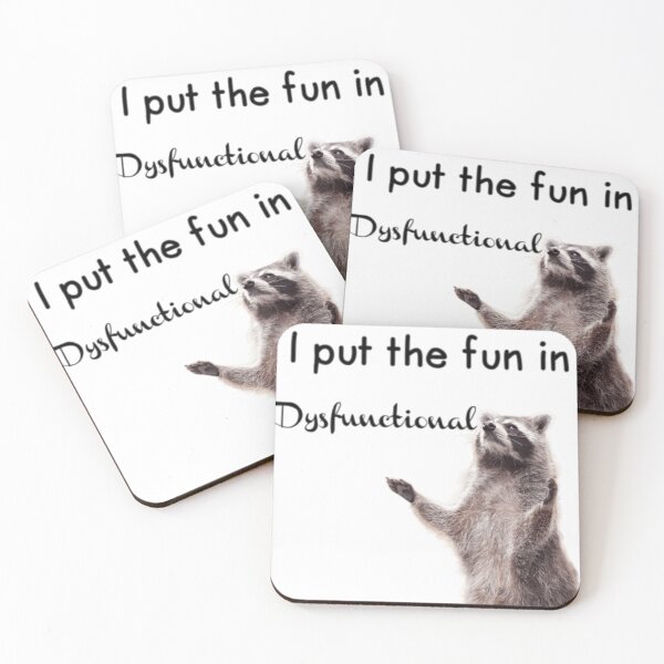 Item preview, I Put the Fun in Dysfunctional designed and sold by Pika_Blue-Flames.