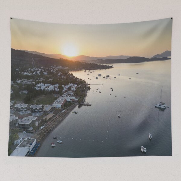 Item preview, Bodrum Sunrise Aerial View  designed and sold by Londonimages.