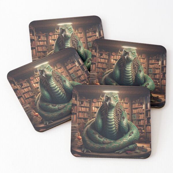 Aperçu de l'œuvre Serpent Bibliothécaire créée et vendue par yourfavdraw.