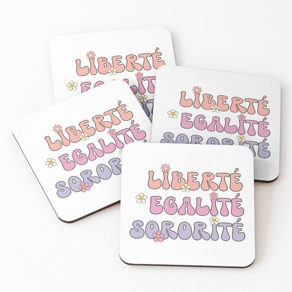 Item preview, Liberte Egalite Sororite flower power designed and sold by RetroPrints.