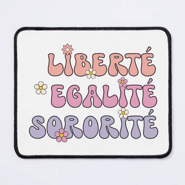 Item preview, Liberte Egalite Sororite flower power designed and sold by RetroPrints.