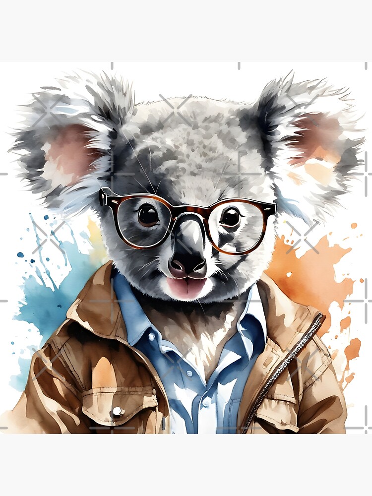 Koala Art Depicts Cute Fuzzy Marsupials: стоковая векторная графика (без  лицензионных платежей), 2262760145