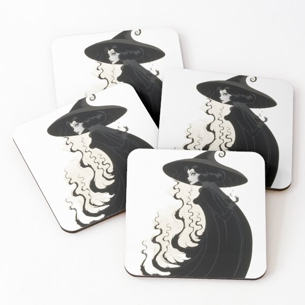 Item preview, An expressionist art style witch for Halloween witchcraft wicca Magick Occult  designed and sold by Baba  Yaga's Cards.