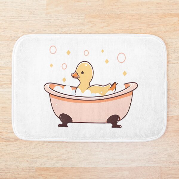 Item preview, Bathe Time Bliss - Duck Relaxes in Bubbles designed and sold by alaa-mously.
