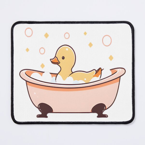 Item preview, Bathe Time Bliss - Duck Relaxes in Bubbles designed and sold by alaa-mously.