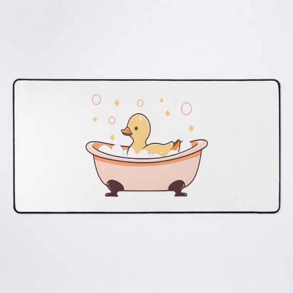 Item preview, Bathe Time Bliss - Duck Relaxes in Bubbles designed and sold by alaa-mously.
