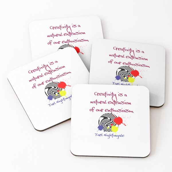 Item preview, Creativity is a natural extension of our enthusiasm,  Earl Nightingale designed and sold by KoumlisArt.