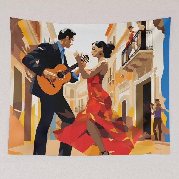 Item preview, A Pop Art Travel Print of Seville - Spain  designed and sold by StudioRedKoala.