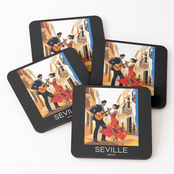 Item preview, A Pop Art Travel Print of Seville - Spain  designed and sold by StudioRedKoala.