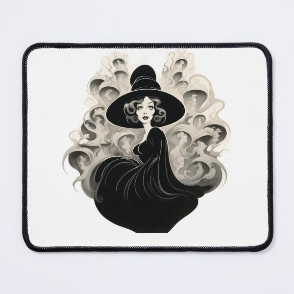 Item preview, Classy witch expressionist art style for Halloween witchcraft wicca Magick Occult  designed and sold by Baba  Yaga's Cards.