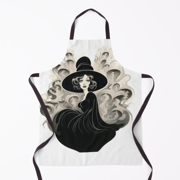 Item preview, Classy witch expressionist art style for Halloween witchcraft wicca Magick Occult  designed and sold by Baba  Yaga's Cards.