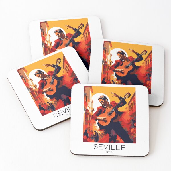 Item preview, A Pop Art Travel Print of Seville - Spain  designed and sold by StudioRedKoala.