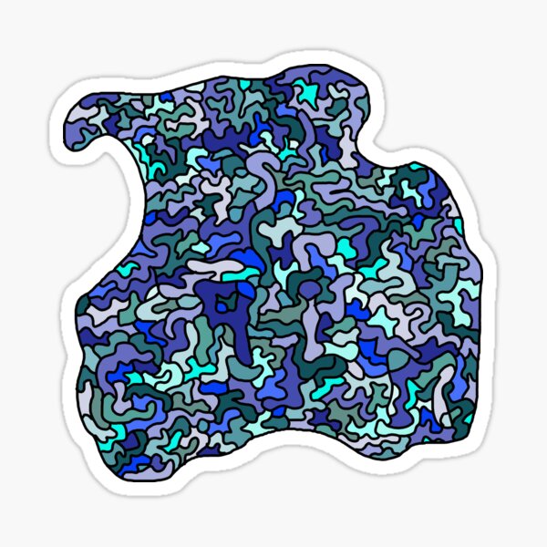 Vista previa del artículo con la obra «Calma neurodivergente», diseñado y vendido por notsweettea.