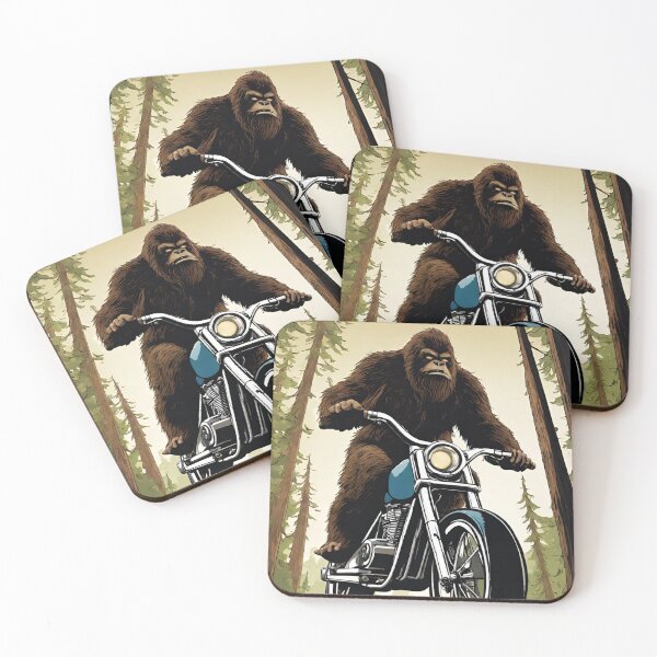 Item preview, Bigfoot on Motorcycle designed and sold by AMERICANCHEEZ.