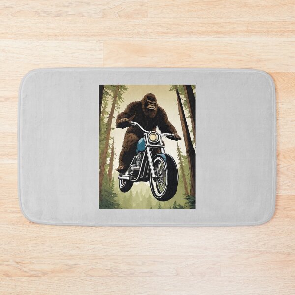 Item preview, Bigfoot on Motorcycle designed and sold by AMERICANCHEEZ.