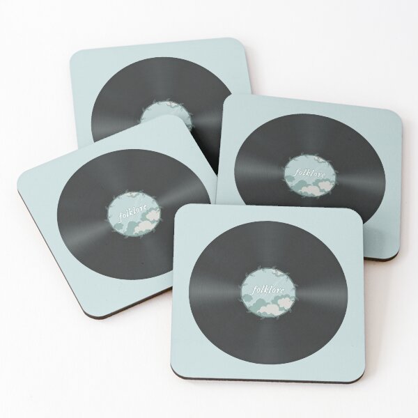 Item preview, Blue Cloudy Skies Folklore Album Leaves Vinyl Design designed and sold by doria-photos.