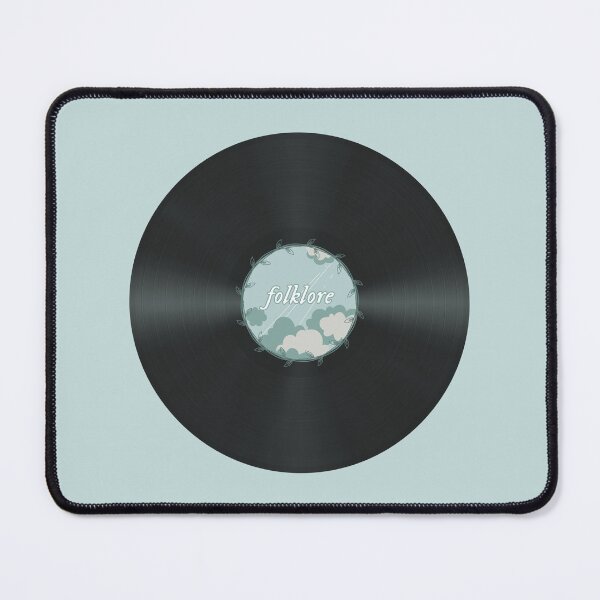 Item preview, Blue Cloudy Skies Folklore Album Leaves Vinyl Design designed and sold by doria-photos.