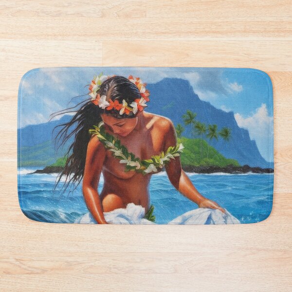 Item preview, Tranquil Morning - Pacific Islands Series designed and sold by AUTHENTIC AMERICANA ARTS.