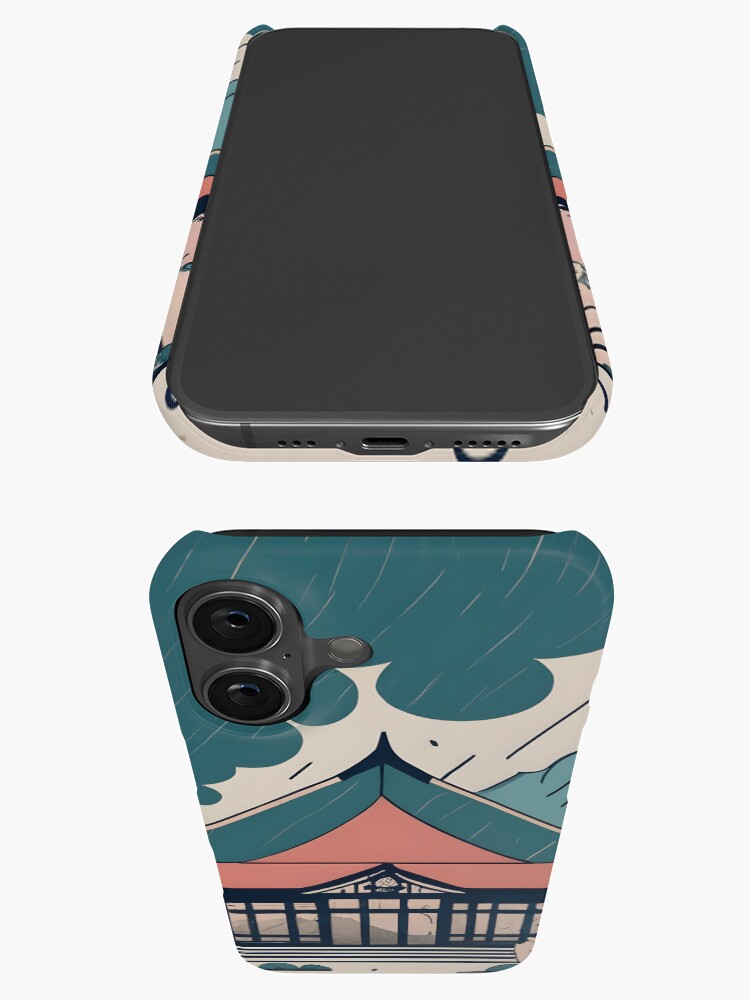 Thumbnail 3 of 4, iPhone Case, Old Traditional Indonesia house Rumah Adat Drawing designed and sold by Patricks-Art.