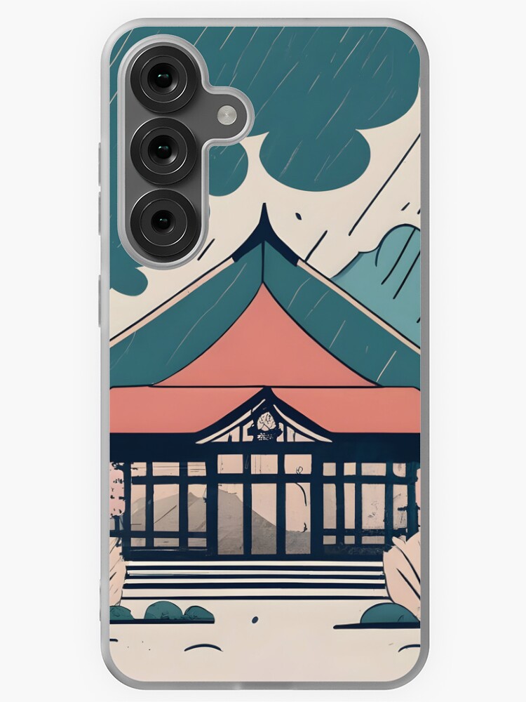 Thumbnail 1 of 4, Samsung Galaxy Phone Case, Old Traditional Indonesia house Rumah Adat Drawing designed and sold by Patricks-Art.