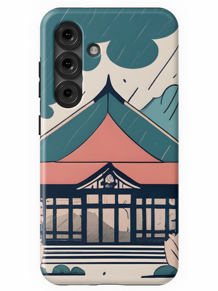 Thumbnail 1 of 4, Samsung Galaxy Phone Case, Old Traditional Indonesia house Rumah Adat Drawing designed and sold by Patricks-Art.