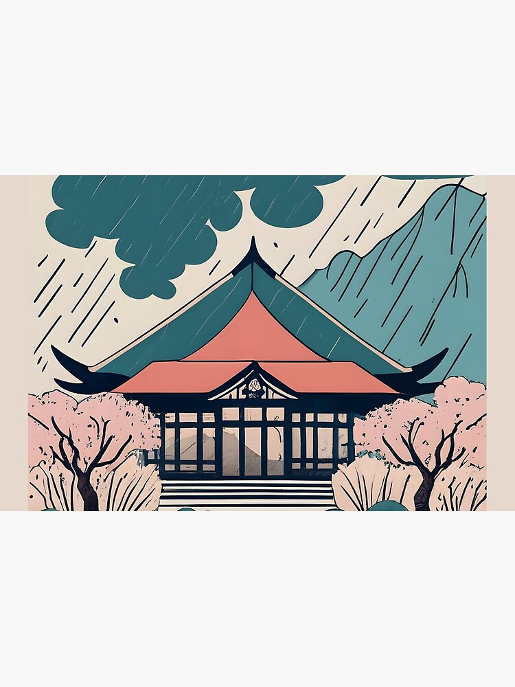 Thumbnail 2 of 2, Laptop Skin, Old Traditional Indonesia house Rumah Adat Drawing designed and sold by Patricks-Art.