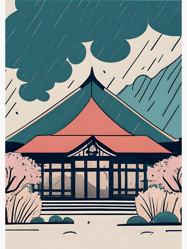 Thumbnail 3 of 3, Journal, Old Traditional Indonesia house Rumah Adat Drawing designed and sold by Patricks-Art.