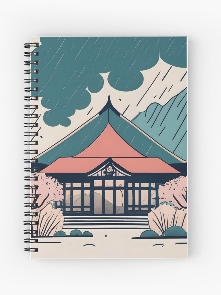 Thumbnail 1 of 3, Journal, Old Traditional Indonesia house Rumah Adat Drawing designed and sold by Patricks-Art.