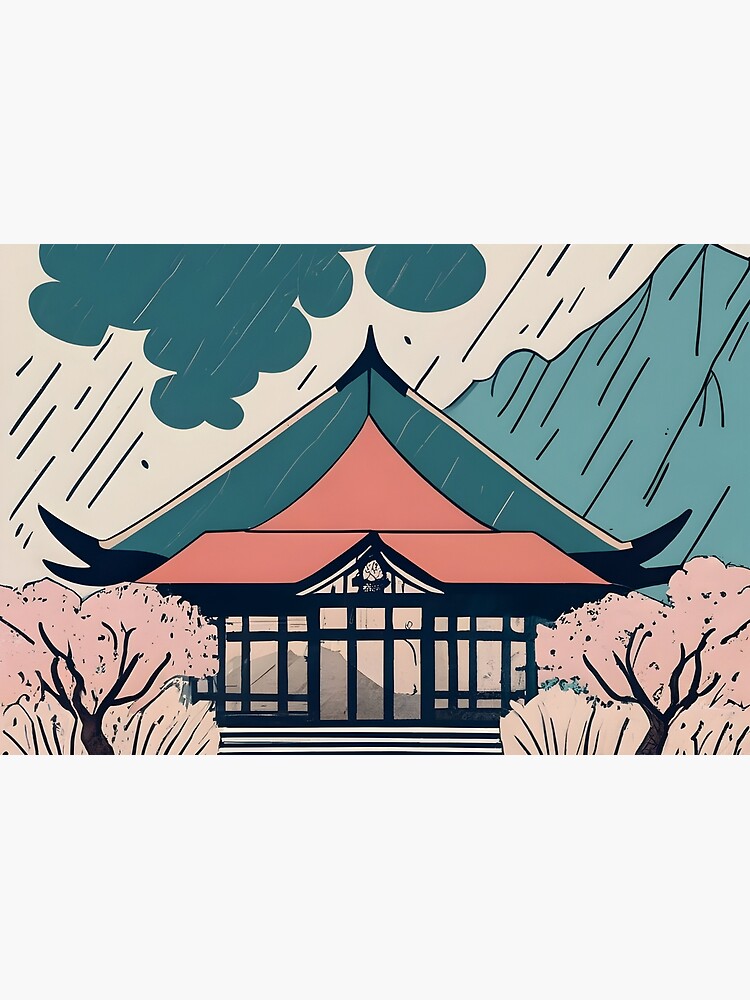 Thumbnail 3 of 3, Journal, Old Traditional Indonesia house Rumah Adat Drawing designed and sold by Patricks-Art.