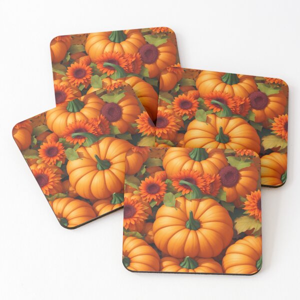 Item preview, Haunted Halloween Pumpkin Pattern Background, Fall Pumpkin Pattern Background designed and sold by raveenext.