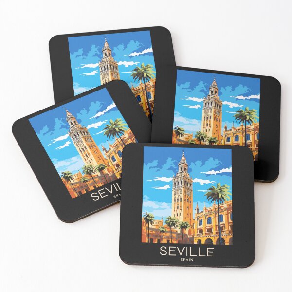 Item preview, A Pop Art Travel Print of Seville - Spain  designed and sold by StudioRedKoala.
