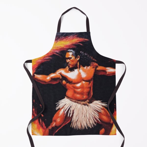 Item preview, Fire Warrior - Pacific Islands Series designed and sold by AUTHENTIC AMERICANA ARTS.