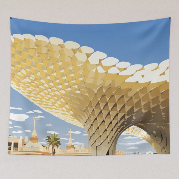 Item preview, A Pop Art Travel Print of Seville - Spain  designed and sold by StudioRedKoala.