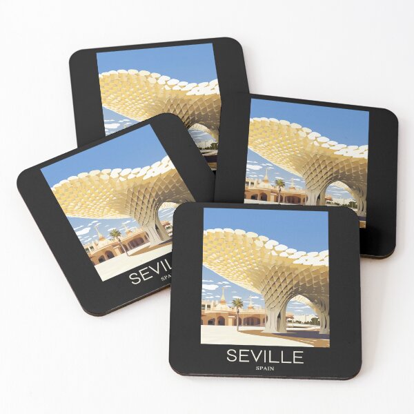 Item preview, A Pop Art Travel Print of Seville - Spain  designed and sold by StudioRedKoala.
