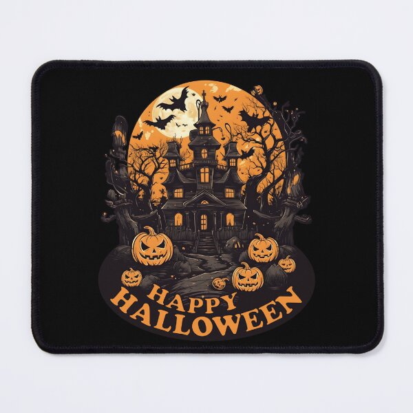 Item preview, Haunted house on Halloween waiting for trick or treaters to arrive. designed and sold by Fablemyst.