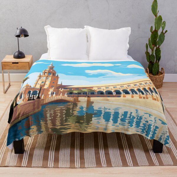 Item preview, A Pop Art Travel Print of Seville - Spain designed and sold by StudioRedKoala.