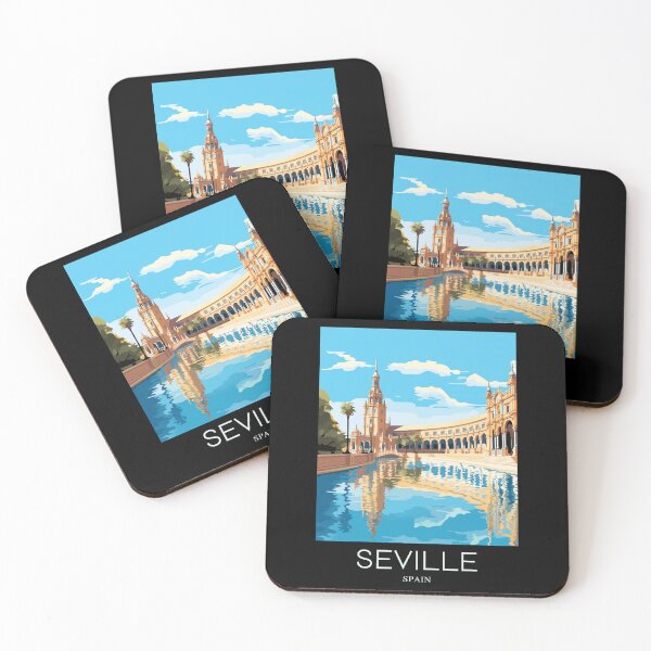 Item preview, A Pop Art Travel Print of Seville - Spain  designed and sold by StudioRedKoala.