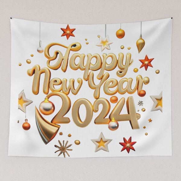 Item preview, Happy New Year 2024 designed and sold by blakfrog.